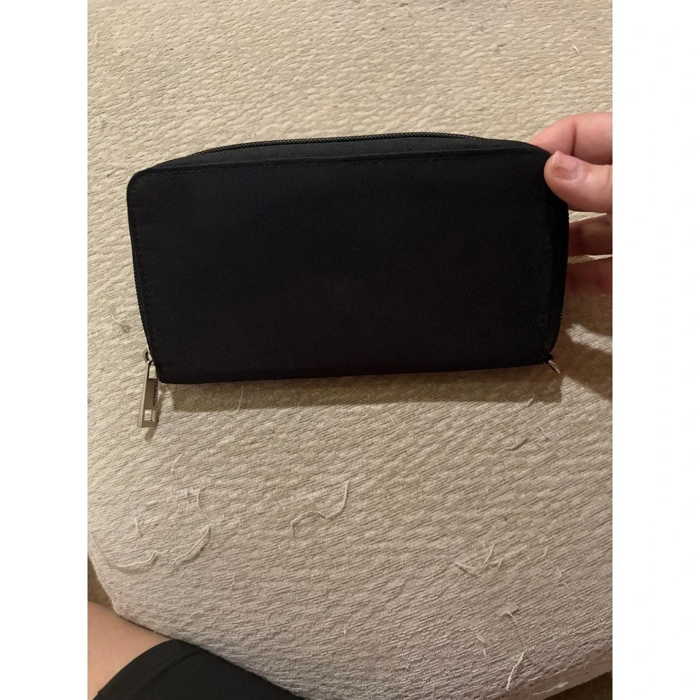 Black and Teal Wallet